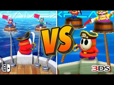 Mario Party Superstars vs. Top 100 - Graphics Comparison for All 53 Minigames! (Switch vs. 3DS)