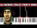 DJ Skibidi Toilet Party Song DaFuq Boom Beginner Super Easy Piano Tutorial