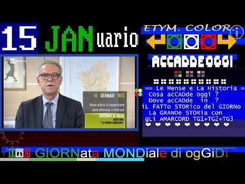 1973 Nixon sospende guerra in Vietnam del Nord  * 15 GENNaio * commento 2021 RAI STORIA ACCADDE OGGi