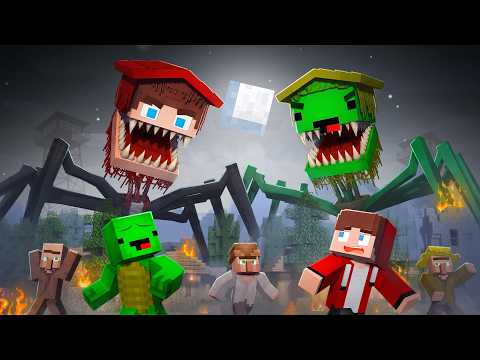 JJ and Mikey Become HOUSE HEADS - Maizen Minecraft Animation