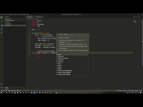 Python Tutorial File Transfer With Python Server Part Part 1 Hindiurdu