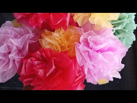 Making DIY Plastic flowers from plastic covers 😍✨💐🌷