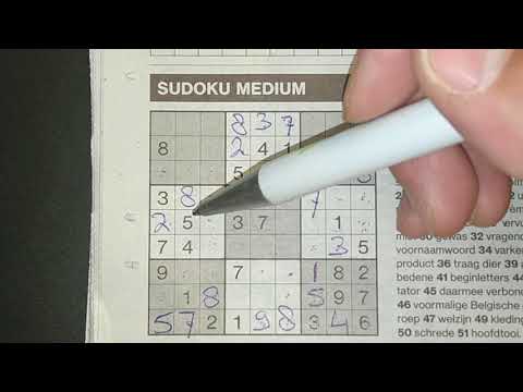 Makes your brain to work with this Medium Sudoku puzzle! (With a PDF file) 06-11-2019
