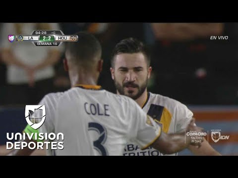 Romain Alessandrini's controversial goal sealed a 2-2 draw between the LA Galaxy and the Houston ...