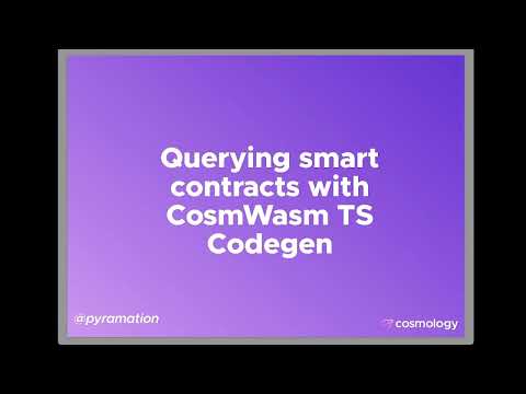 How to Query CosmWasm Smart Contracts