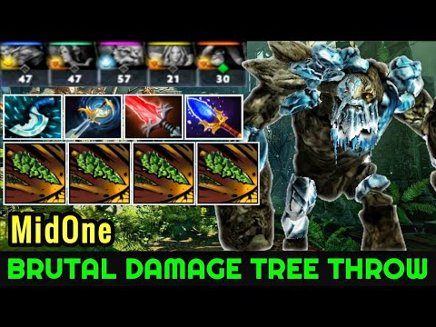 MidOne [Tiny] Nonstop Spam Tree Volley Brutal Damage 7.22 Dota 2