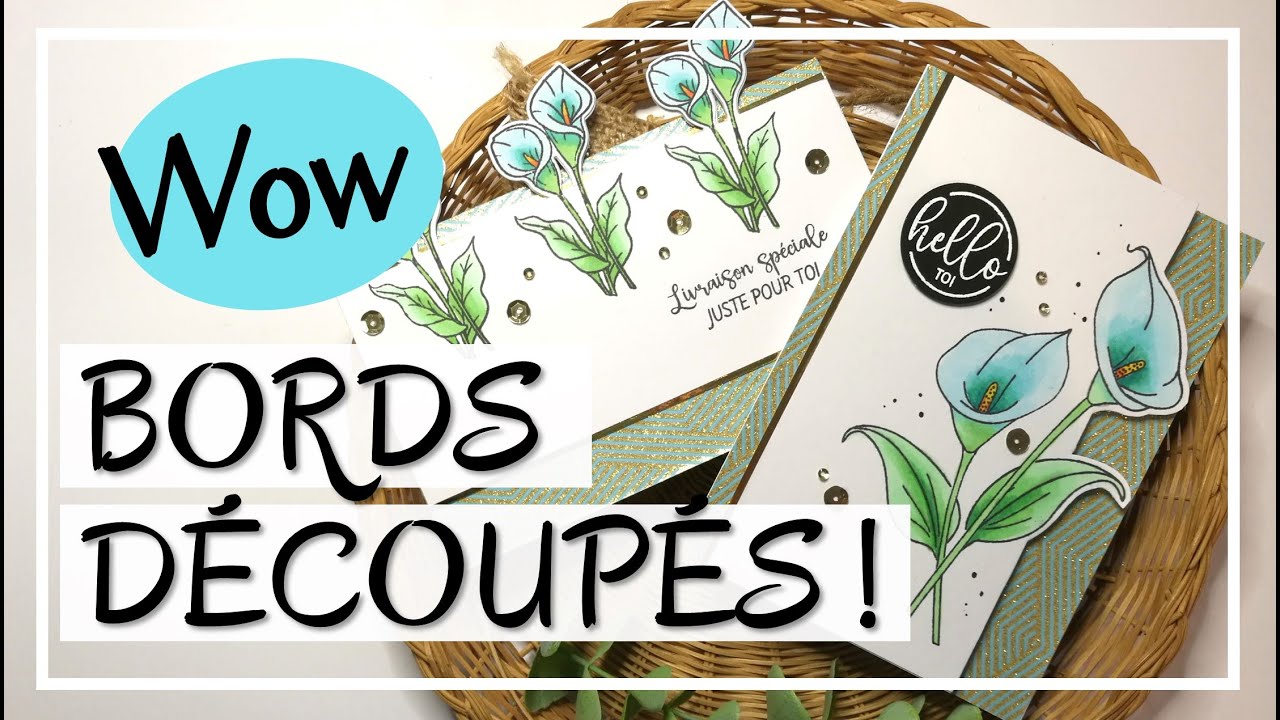SO STYLISH!! DYNAMIC EDGES!! With little material! DIY Scrapbooking Card Making Tutorial
