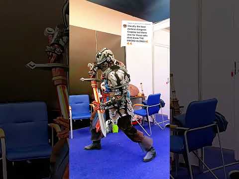 Glowing sword for my Crusader form Darkest Dungeon #cosplay 🔥 #gaming #knight #darkestdungeon