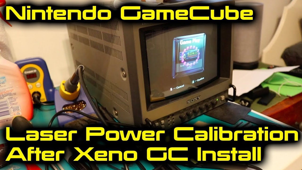 GameCube Laser Power Calibration - Xeno GC Install