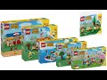 All LEGO Animal Crossing Sets Spring 2024 Compilation/Collection Speed Build