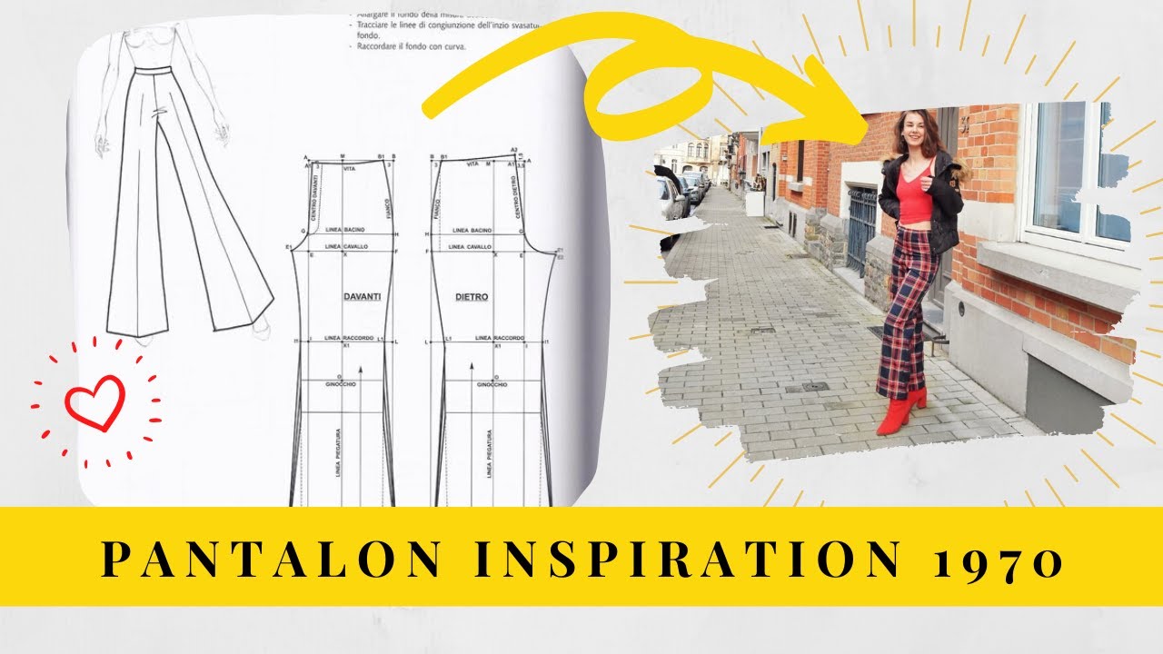 Mon pantalon d'INSPIRATION ANNÉES 70' (crash test pour la boutique) // Lydie Avril