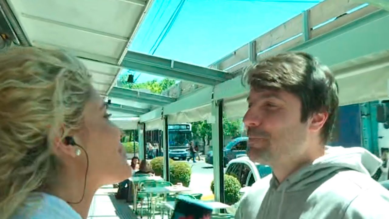 ¡MOMENTO TENSO! Giuli Salguero quedó dura con la respuesta de un hombre sobre experiencias amorosas