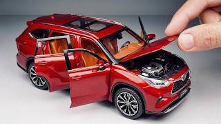 Unboxing The Toyota Highlander (Kluger GX) 1:24 Scale Diecast Model Car 🔥 RP