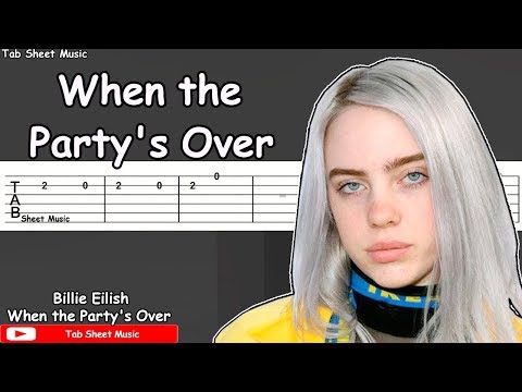 Billie Eilish - When the Party's Over Guitar Tutorial