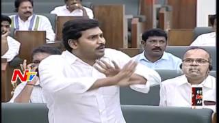 ys jagan sensational comments in assembly about his assets amp sakshi rating in india ntv