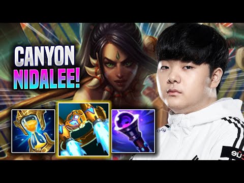CANYON DOMINATING WITH NIDALEE! - DK Canyon Plays Nidalee JUNGLE vs Graves! | Season 2022