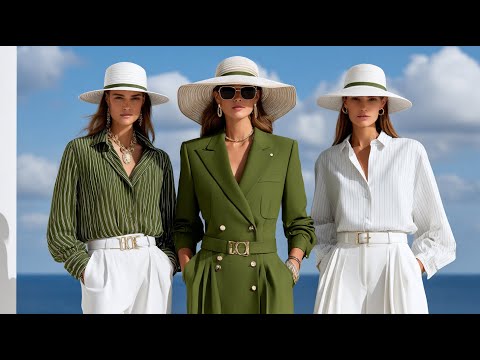 Ralph Lauren Spring Summer 2026 Sage Green & Linen White Relaxed Coastal Style for Women