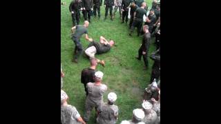 Marines sparring