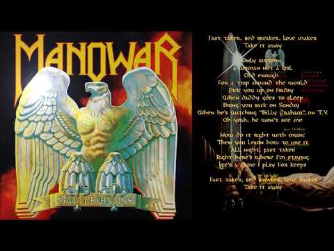Manowar – Fast Taker - Lyric Video