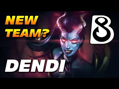 Dendi Queen of Pain - NEW TEAM B8?! - Dota 2 Pro Gameplay