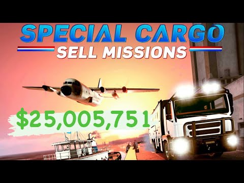 $25,000,000 in under 1 hour - Solo Cargo Sale - GTA V Online