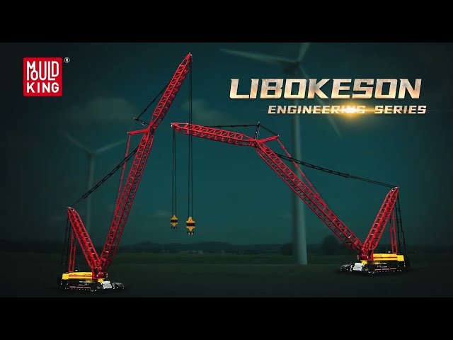 Vidéo teaser pour Mould King 17015 Crawler Crane Liebherr LR13000