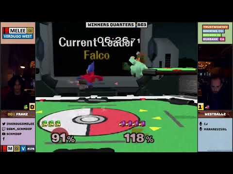 Melee @ Verdugo West #178 Winners Quarterfinals - Franz vs Westballz (Falco)
