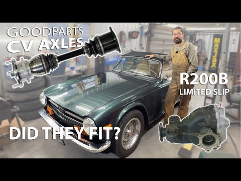 Nissan Diff and CV Axles on a TR6 with a modified frame - Part 2