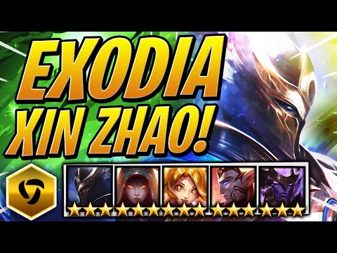 EXODIA XIN ZHAO CARRY - 3 STAR PROTECTORS! ⭐⭐⭐ | TFT Galaxies | Teamfight Tactics Set 3 | LoL