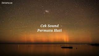 Download lagu CEK SOUND PERMATA HATI YANG BANYAK DICARI ORANG VIRAL DI TIKTOK mp3