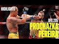 Jiri Prochazka Vs Alex Pereira UFC 295 DAZN Highlights