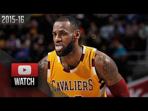 LeBron James Full Highlights vs Hawks (2016.04.11) - 34 Pts, 6 Ast, 6 Reb in 3 Qtrs