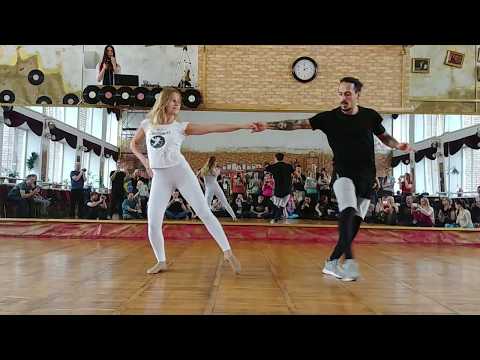 "Human nature" zouk demo - Carlos Oliveira & Anastasia in Vladivostok