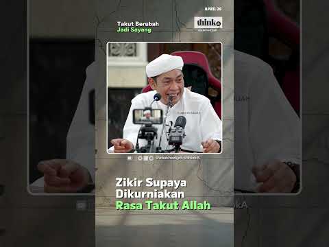 Kenapa Kena Ada Rasa Takut Allah? 😧 #abukhadijah #zikir #ustazahmadrizam