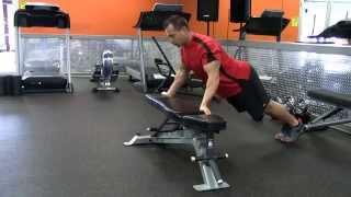 Incline Reverse Grip Wide Push Up exercise video thumbnail