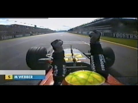 Mark Webber 1st points in Australian GP 2002
