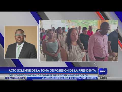 Acto solemne de posición de la presidenta Consejo municipal de Chagres, Colón