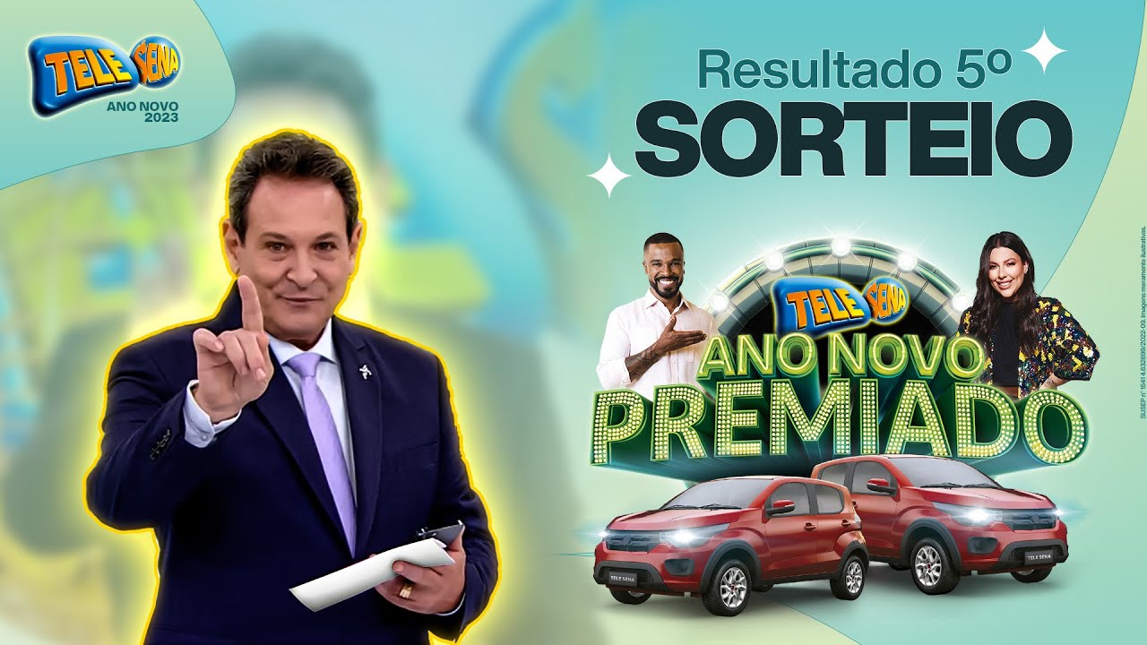 Confira o 5º Sorteio da Tele Sena de Ano Novo 2023 (05/02/2023)