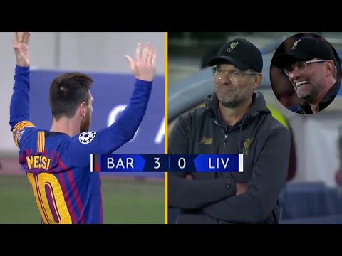 The day Klopp surrendered to Messi's magic
