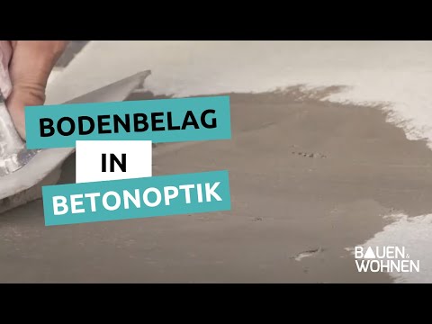 Trend: new flooring on old floor – This is how a concrete-look flooring looks