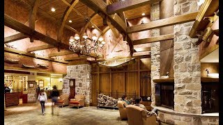 Inside of Luxury Fairmont Hotel in Mont-Tremblant Quebec Canada Travel
