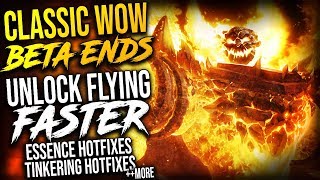 UNLOCK BFA Flying FASTER, Classic WoW Beta Ends, Essence Hotfixes + More