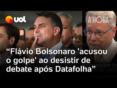 Desistência de Flávio Bolsonaro de debate da Globo mostra que ele acusou o golpe | Toledo