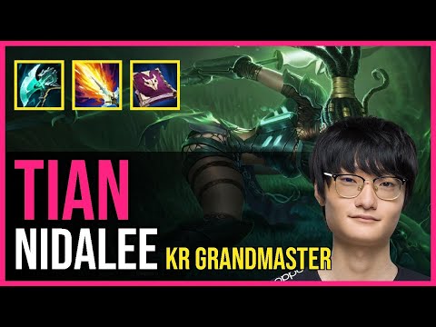 Tian - NIDALEE vs. GRAVES Jungle | KR Grandmaster