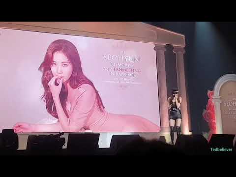 [Fancam] 181117 SeoHyun - watch FMV Project + Talk #SEOHYUNmemoriesBKK