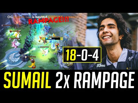 SumaiL Farming Heroes in NA pubs - 0 DEATHS - 2x RAMPAGE! DOTA 2