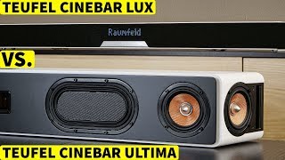 Teufel CINEBAR ULTIMA Test (vs. CINEBAR LUX Soundbar) | CH3 Review Klangtest Deutsch
