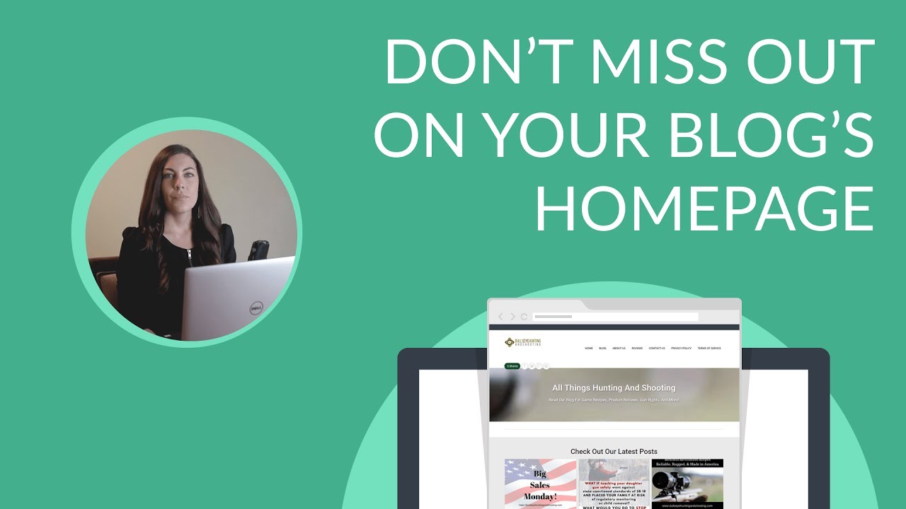 Everything you need on your blog's homepage - Website Review