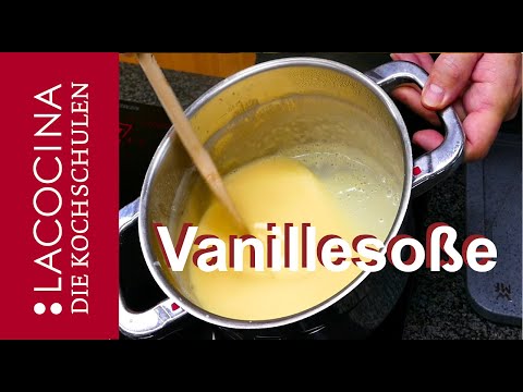 Beste Vanillesoße einfach selber machen | Rezept aus den La Cocina Kochschulen