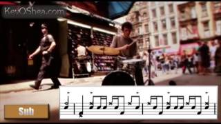 ★ Advanced Drum Lesson ★ Jojo Mayer Street Beatz 02